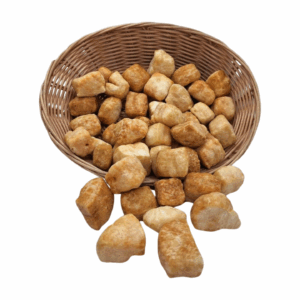 Microwaved cheestick dog chew puffs